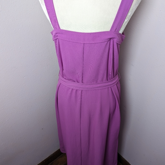 Everlane Dress Lilac Purple Button Front Picnic Dress Japanese GoWeave Size 8 - Picture 11 of 15